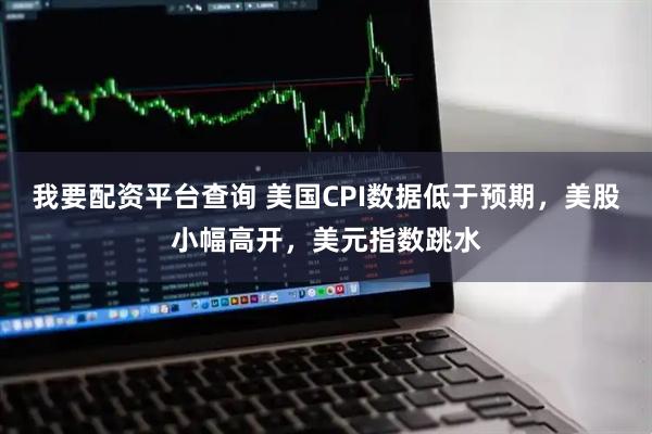 我要配资平台查询 美国CPI数据低于预期，美股小幅高开，美元指数跳水