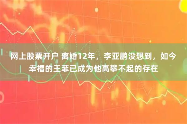 网上股票开户 离婚12年，李亚鹏没想到，如今幸福的王菲已成为他高攀不起的存在